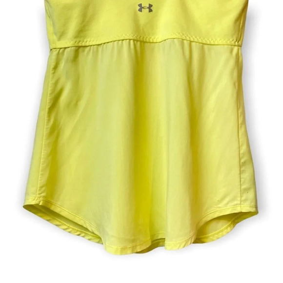 Under Armour Neon  Yellow Tank with Bra - Picture 6 of 9